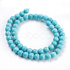 Synthetic Turquoise Beads Strands X-TURQ-S192-8mm-2-2