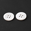 Natural Shells Buttons BUTT-WH0061-02-2