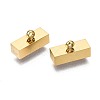 201 Stainless Steel Cord Ends STAS-T052-44B-G-2