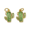 Brass Enamel Charms X-KK-I358-011G-1