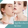 202 Stainless Steel Stud Earring Settings STAS-SP0001-91C-5
