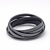 Flat Single Face Imitation Leather Cords LC-T002-02-2