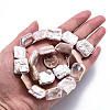 Natural Keshi Pearl Beads Strands PEAR-S020-K02-6