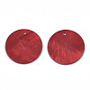 Natural Freshwater Shell Pendants SHEL-R022-01B-2