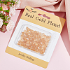 200Pcs Brass Bead Caps KK-BBC0012-40-6