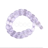 Natural Selenite Beads Strands G-F750-19-3