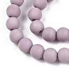 Opaque Glass Beads Strands GLAA-T032-P6mm-MD07-2