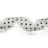 100 Yards Polka Dot Print Nylon Ribbons OCOR-G014-01F-3