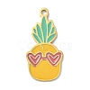 304 Stainless Steel Fruit Enamel Pendants LS-STAS-G362-04G-08-1