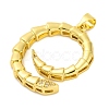 Rack Plating Brass Micro Pave Cubic Zirconia Pendants KK-M021-10G-2