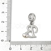Brass European Dangle Charms KK-Z097-01B-GP-3