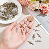 100Pcs 2 Colors Tibetan Style Alloy Pendants FIND-AR0004-46-3