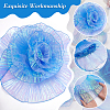 Gradient Color Organza Pleated Lace Ribbon DIY-GA0005-88C-3