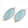 Natural Amazonite Links connectors X-G-S344-03D-2