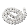Natural Howlite Beads Strands G-D696-8mm-3