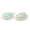 Natural Amazonite Pendants X-G-B009-02G-D-2