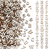 824Pcs Unfinished Wood Chips DIY-WR0005-22-1