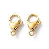 304 Stainless Steel Lobster Claw Clasps STAS-V007-01E-G-1