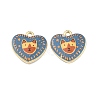 Printed Alloy Pendants PALLOY-P319-07C-07-1