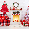 Christmas Tree Felt Fabric Pendant Decorations with Advent Calendar DIY-WH0032-26-5