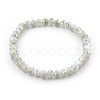 Electroplate Glass Beads Stretch Bracelets BJEW-JB04021-2