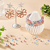 2Bags 200Pcs Transparent Glass Beads GLAA-TA0003-44D-7