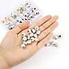 80Pcs 8 Colors Christmas Opaque Glass Beads EGLA-YW0001-06-6