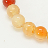 Natural Carnelian Beads Strands G-G390-8mm-10-1