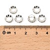 Brass Rhinestone Spacer Beads RB-A020-7mm-01S-2