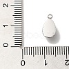 Natural Blue Lace Agate Teardrop Charms STAS-B074-04P-02-3