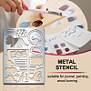 Custom Stainless Steel Metal Cutting Dies Stencils DIY-WH0289-070-4