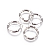 Tarnish Resistant 304 Stainless Steel Open Jump Rings STAS-E464-09E-P-2