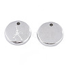 Non-Tarnish 316 Surgical Stainless Steel Charms STAS-S116-418I-P-3