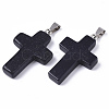 Synthetic Blue Goldstone Pendants G-Q512-012-2