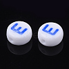 Initial Acrylic Beads OACR-E001-20E-2