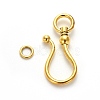 Tibetan Style S Hook Clasps GLF5091Y-NF-2