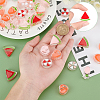 40Pcs 10 Style Transparent Enamel Acrylic Beads TACR-SC0001-09B-3