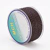 Eco-Friendly Braided Leather Cord OCOR-L035-3mm-E15-2
