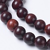 Imitation Burmese Wood Beads Strands WOOD-J001-03-10mm-1-3