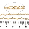Brass Heart Link Chains CHC-H113-14A-G-2