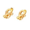 Iron Clip-on Earring Findings X-KK-R071-06G-1