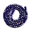 Electroplate Glass Beads Strands EGLA-A044-T4mm-B06-3