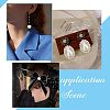 10Pcs 5 Style ABS Plastic Imitation Pearl Pendants FIND-NB0002-48-6