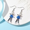 304 Stainless Steel Fairy Dangle Earrings EJEW-MZ00129-04-2