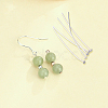 40Pcs 925 Sterling Silver Flat Head Pins STER-SC0001-08-4