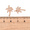 Brass Micro Pave Cubic Zirconia Pendants ZIRC-K070-38RG-3