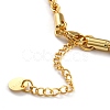 Alloy Enamel Oval with Virgin Mary Charm Bracelets BJEW-L652-19-G-5