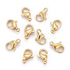 304 Stainless Steel Lobster Claw Clasps X-STAS-H352-01C-G-2