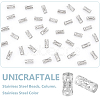 200Pcs 304 Stainless Steel Beads STAS-UN0051-79-5