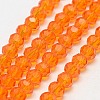 Eco-Friendly Glass Round Bead Strands EGLA-J042-6mm-M03-2